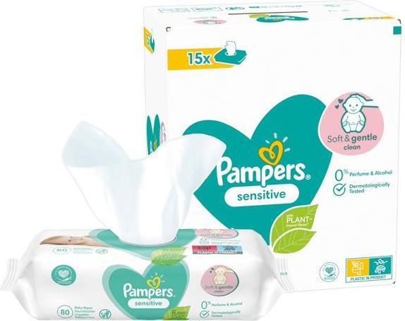 Produktbild Pampers Sensitive (1200 Stück)