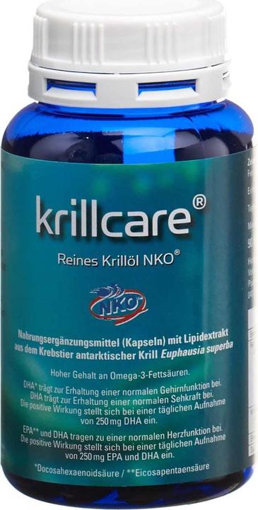 Image du produit Krillcare Huile de Krill 500 mg NKO90 (90 pièce(s), Capsules, 90 g)