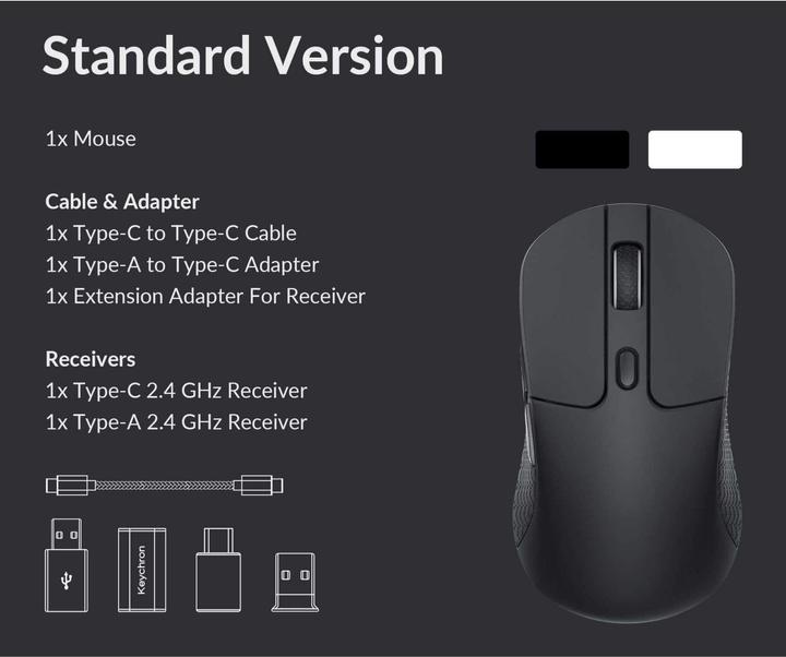 Actual product image Keychron M3 (Wireless, Cable)