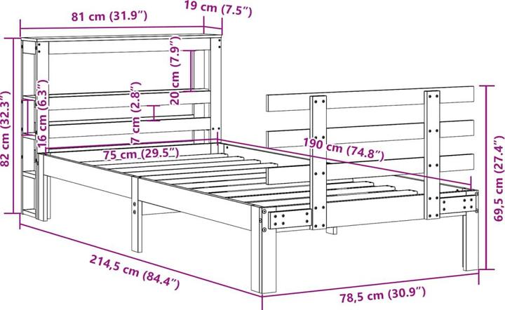Produktbild VidaXL Nettetal (75 x 190 cm)