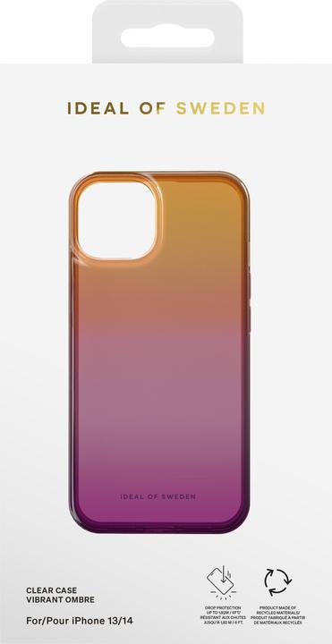 Actual product image iDeal Of Sweden Designer Hard Cover Vibrant Ombre clear (Apple iPhone 13)
