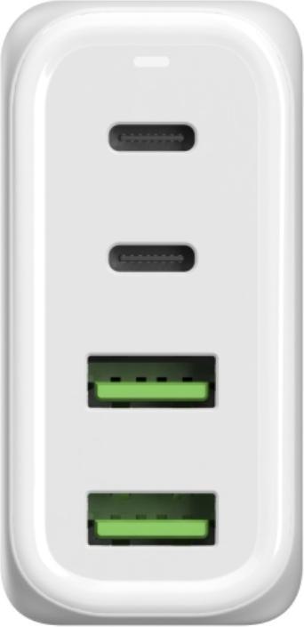 Immagine prodotto Allnet Alimentatore sostitutivo QC USB-C PD GaN Alimentatore 68 Watt 2x USB Type-A QC, 2x USB Type-C** (68 W)
