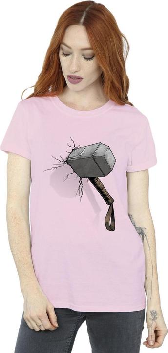 Produktbild Marvel Thor Hammer Crack TShirt (L)