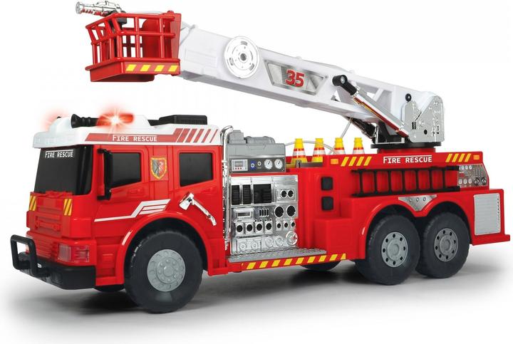 Actual product image Dickie Fire engine with ladder and water shower