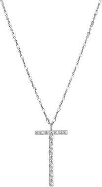 Rosato Silver Cubica T Pendant Necklace RZCU20 (Chain. Pendant)