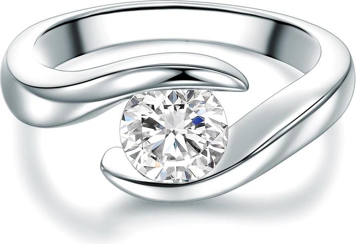 Trilani Damen Sterling Silber Zirkonia silber - 6798