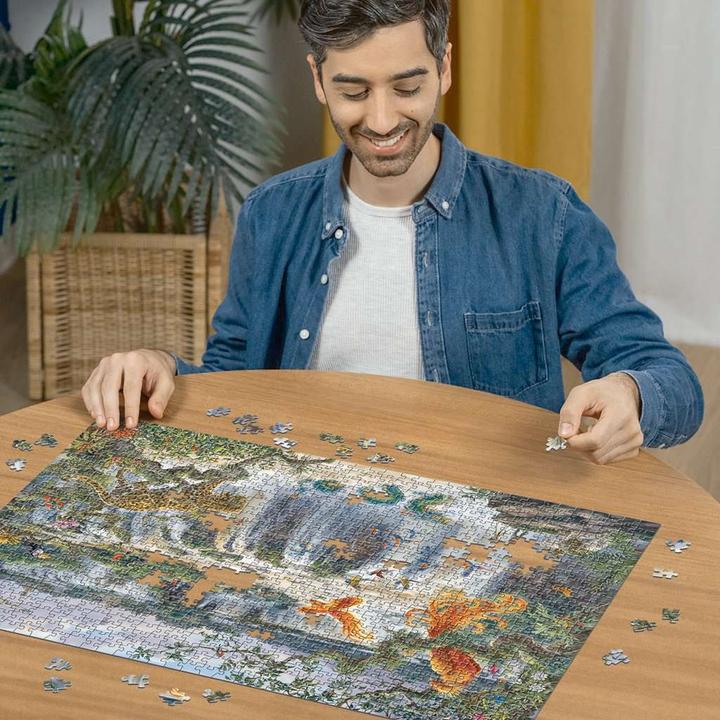 Actual product image Ravensburger Puzzle 12001090 - Fantastic waterfall of Iguazú - 1000 pieces jigsaw puzzle for (1000 pieces)