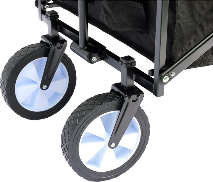 Actual product image Mojawo Premium Faltbarer Bollerwagen Transportwagen Handwagen Gartenwagen