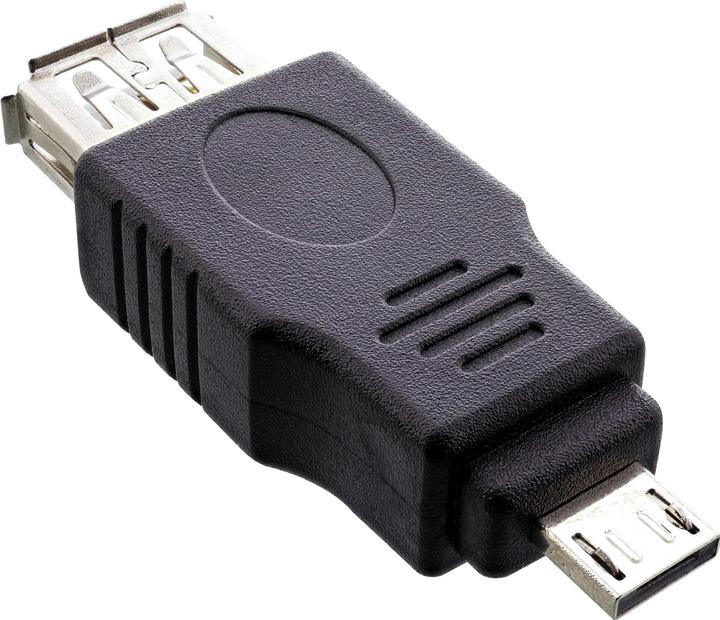 InLine Micro-USB Adapter Micro-A Stecker an USB-A Buchse (USB 2.0)