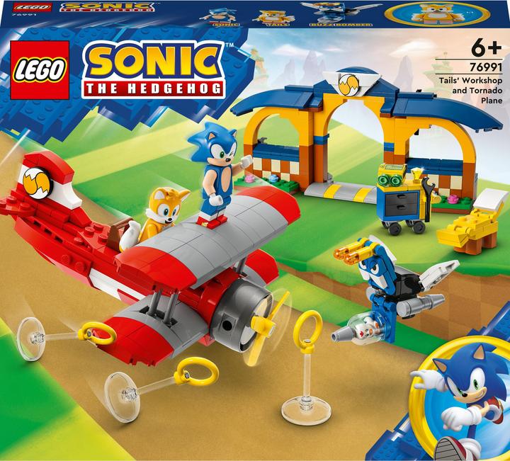 Immagine prodotto LEGO L'aereo tornado di Tails con officina (76991, LEGO Sonic)