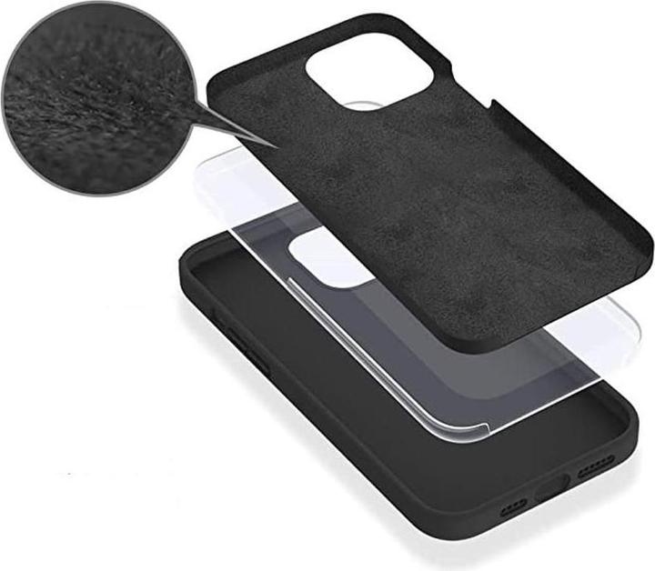 Produktbild eSTUFF iPhone 14 Silicone case Black (Apple iPhone 14)