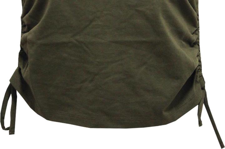 Actual product image Tri Dri Womens/Ladies Ruched Crop Top (XL)