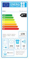 Etichetta energetica Miele TQ 100-10 CH (9 kg, Spina CH)