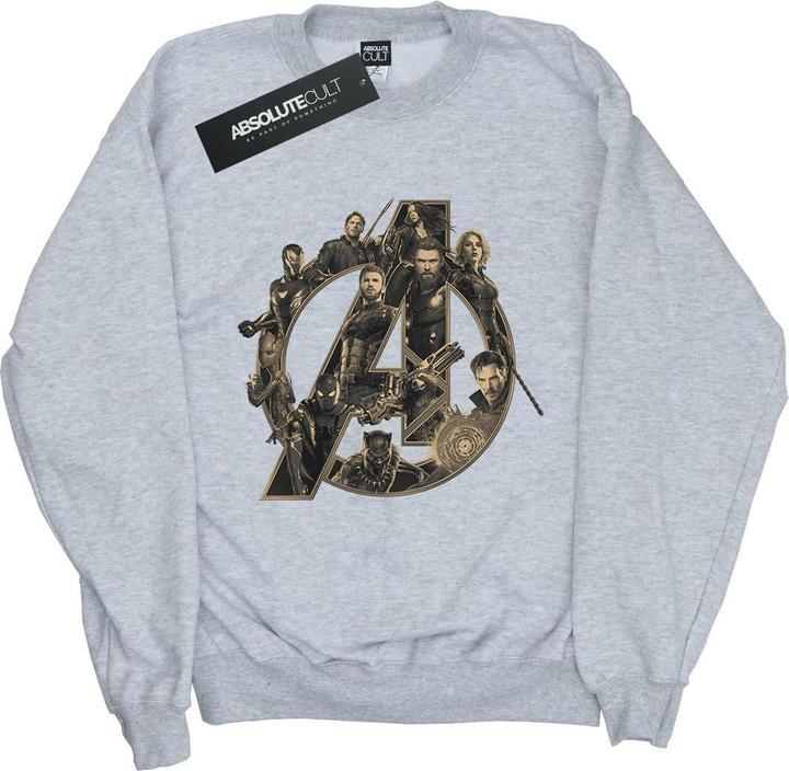 Produktbild Avengers Infinity War Logo Sweatshirt Mädchen (152, 158)