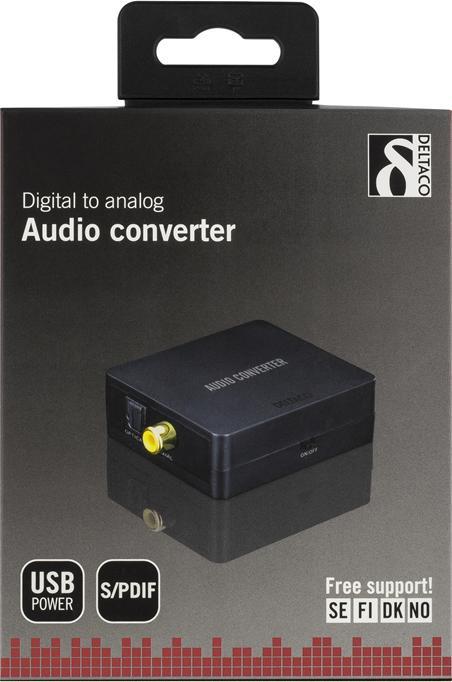 Actual product image Deltaco DG-AN1 Audio Converter