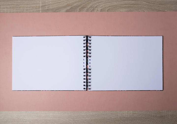 Actual product image Exacompta Wireb album 50p. whi te 32x22cm FLAMINGO (32 x 22 cm)