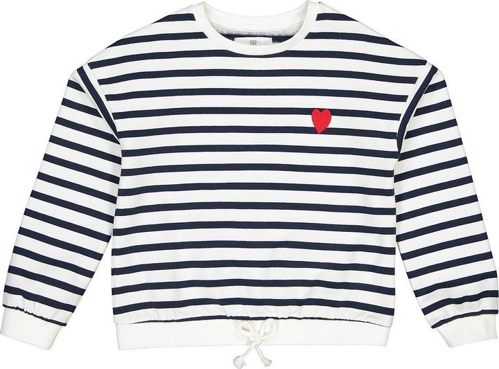 Actual product image La Redoute Collections Striped sweatshirt with round neckline (158)