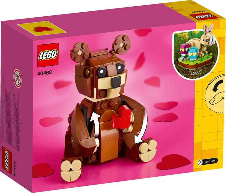 Actual product image LEGO Valentine bear 40462 (40462, LEGO Classic)