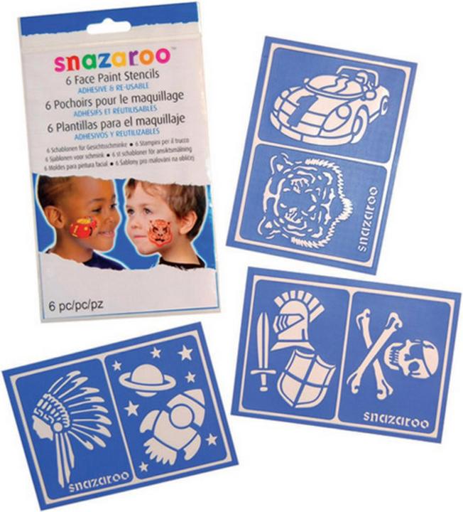 Image du produit Snazaroo Peinture au pochoir visage garçon aventure
