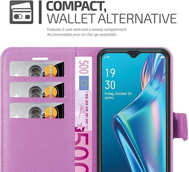 Produktbild Cadorabo Book mit Standfunktion Cover (Oppo A12)