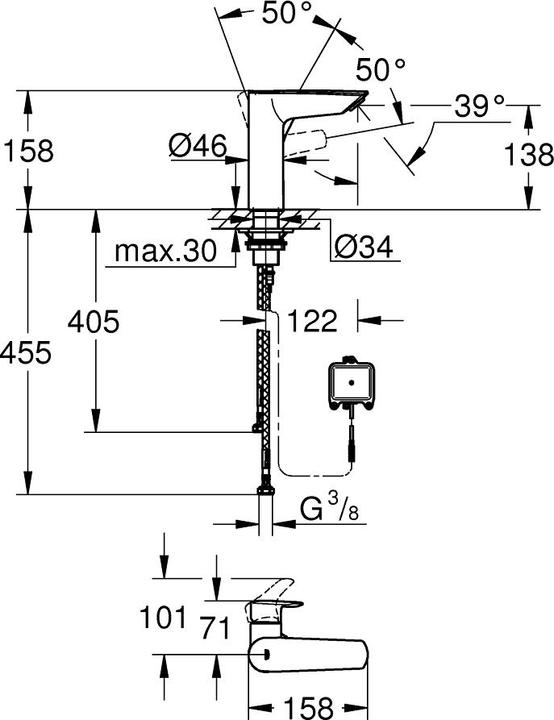 Actual product image Grohe 23975003