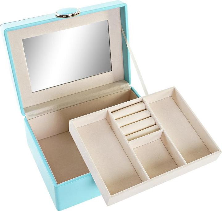 Produktbild DKD Home Decor Box-Schmuckkästchen grün Holz MDF 17 x 13 x 8,5 cm