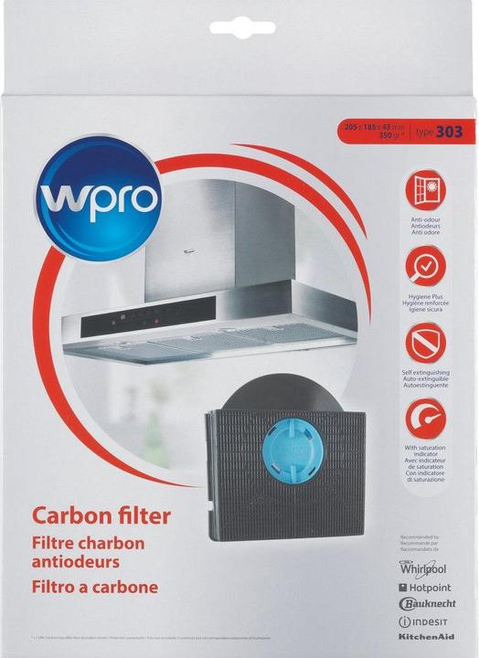 Actual product image Whirlpool Antibacterial activated carbon filter CHF303, 481281718532, type 303 - CHF303/1 484000008581