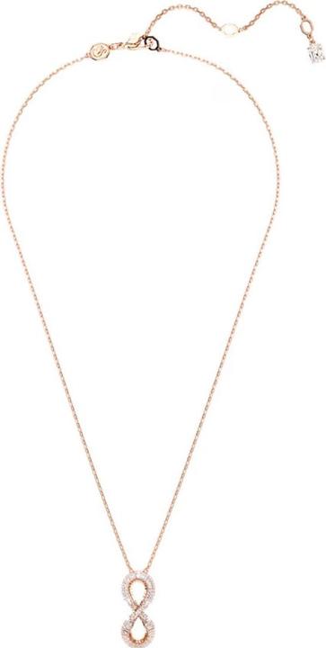 Actual product image Swarovski Hyperbola necklace infinity white rose gold (Swarovski Metal)