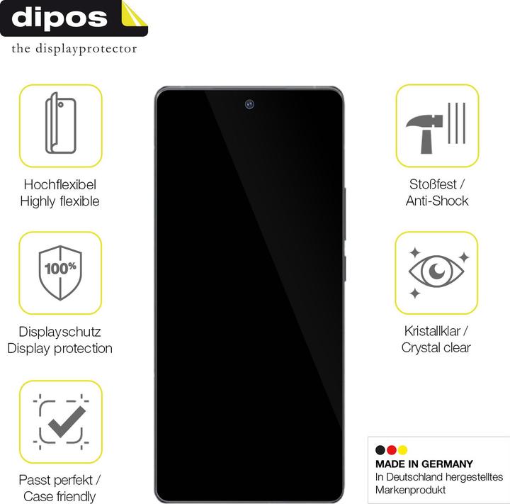 Immagine prodotto Dipos 3D Full-Cover Pellicola Protettiva (1 Pezzo/i, Vivo IQOO)