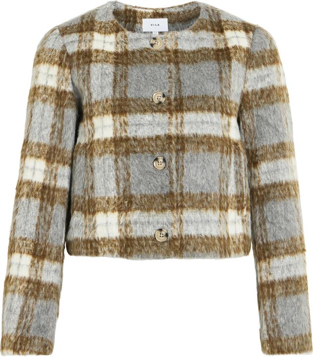 Vila Kariert Knopf Jacke