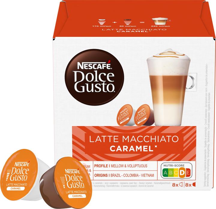 Image du produit Nescafé Dolce Gusto Latte Macchiato Caramel (16 x Port.)