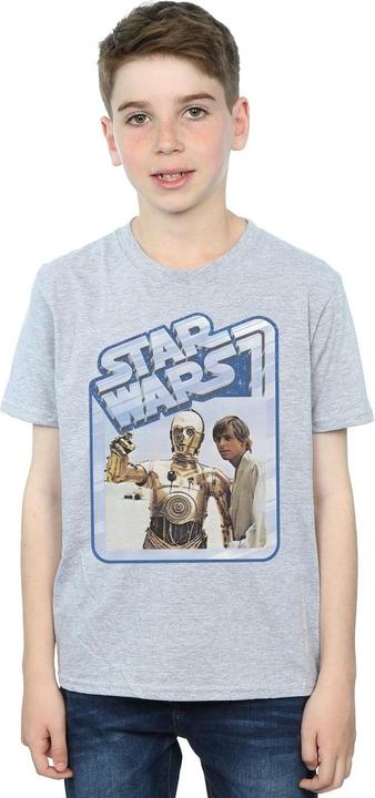 Produktbild Star Wars Luke Skywalker And C3PO TShirt Jungen (152, 158)