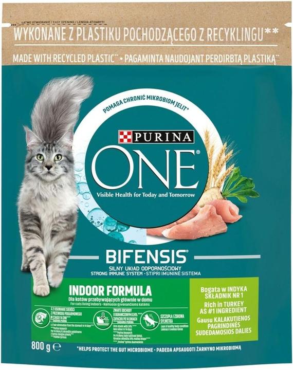 Immagine prodotto Purina ONE Cibo Per Gatti One Indoor Dry 800 G (Adulto, 1 pz., 800 g)
