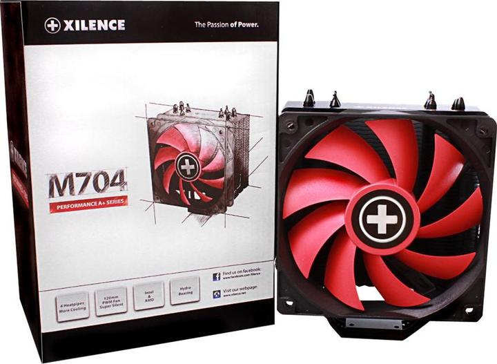 Image du produit Xilence M704, 700-1600 tr/min, 70 CFM, 18-32.5 dB, PWM, 122. (160 mm)