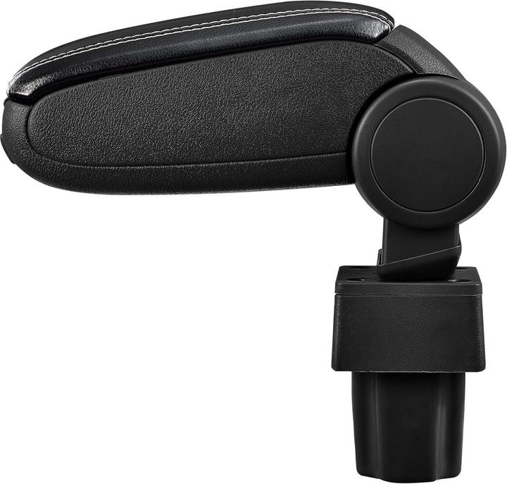 Produktbild Pro-Tec Mittelarmlehne Opel Astra G mit Staufach Kunstleder Schwarz mit weissen Nähten