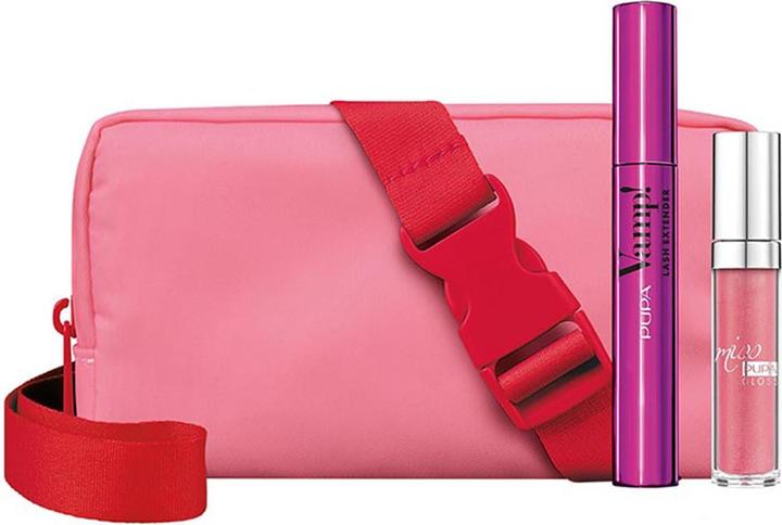 Pupa Milano Vamp! Glitter Lip Gloss Gift Set! Lash Extender Kit