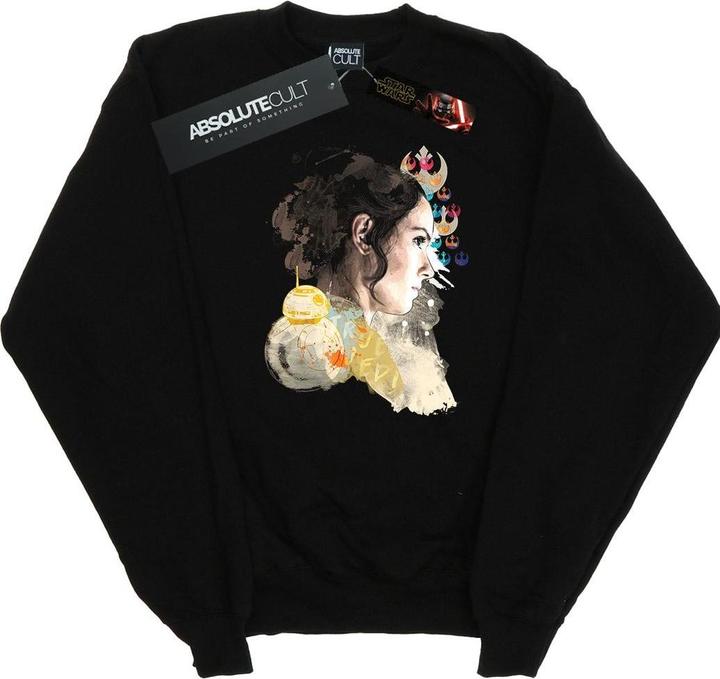 Actual product image Star Wars Girls Rey Collage Sweatshirt (140, 146)