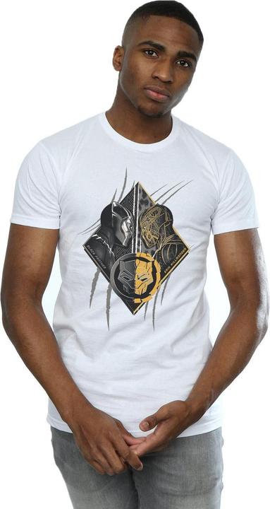 Actual product image Mens Black Panther Vs Killmonger T-Shirt (M)