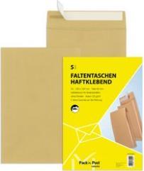 Produktbild Mayer-Network 50 Versandtaschen B4 braun 130g hk m Falte (50 x)
