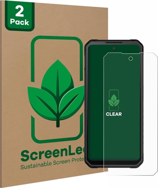 Actual product image ScreenLeaf Protective film sustainable screen protector screen protector film clear transparent (2 Piece, iiiF150 B3)