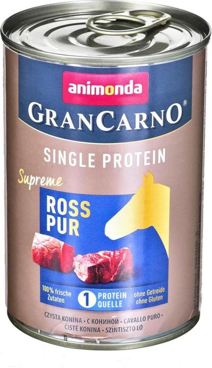 animonda GranCarno SING. PRO. SUPR. Cavallo puro 400g (Adulto, 1 pz., 400 g)