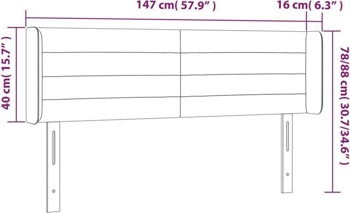 Image du produit VidaXL Kayla (147 x 16 x 88 cm)