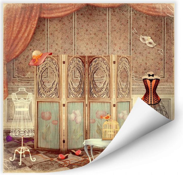 Image du produit Trenddeko Dressing-room d'une princesse (50 x 50 cm)