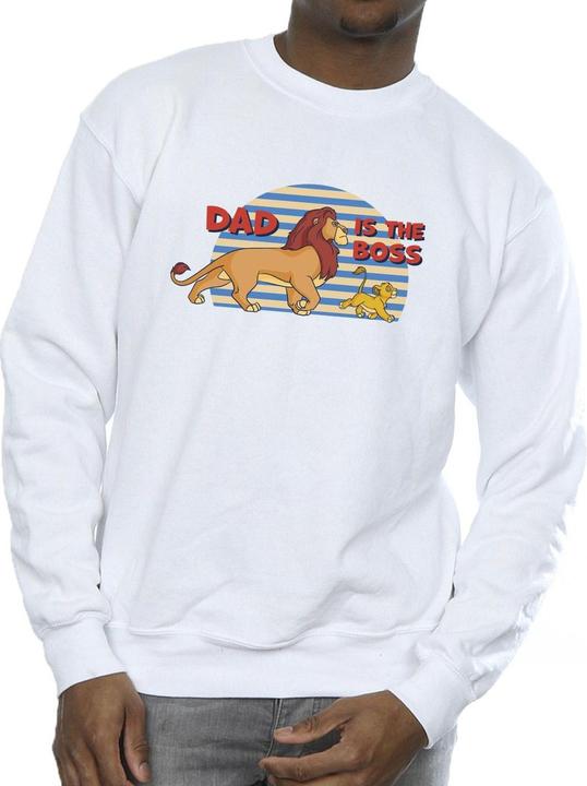 Actual product image Disney Mens The Lion King Dad Boss Sweatshirt (XL)