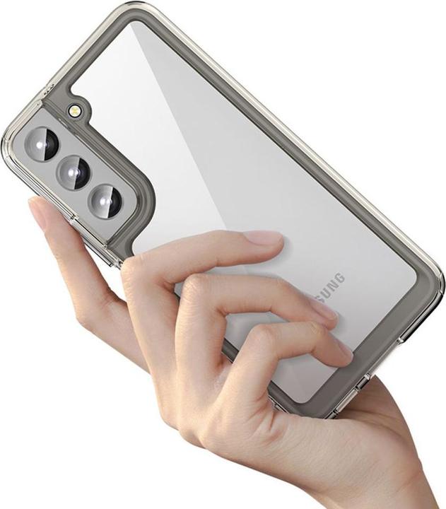 Immagine prodotto Hurtel Custodia Outer Space per Samsung Galaxy S23 con cornice flessibile blu (Samsung Galaxy S23)
