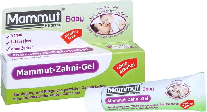 Immagine prodotto Mammut Gel per dentizione per bambini a tripla cura, 10 ml Gel (1 x, 10 ml)
