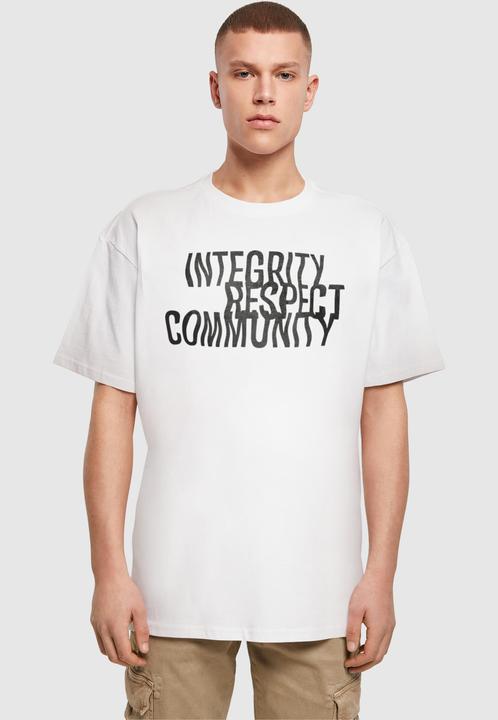 Image du produit Merchcode Football's coming home Intégrité Respect Communauté Tee surdimensionné lourd - 174001 (M)
