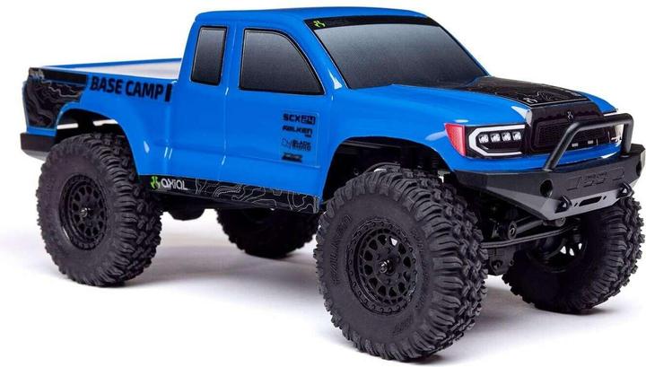 Actual product image Axial Rock Crawler SCX24 Base Camp 4WD, Blue RTR 1:24 (RTR Ready-to-Run)