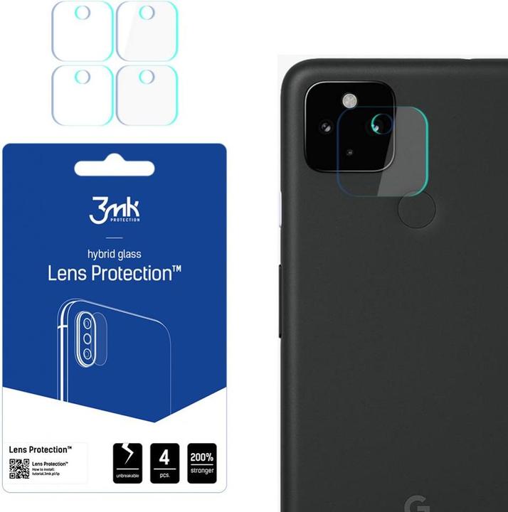 Image du produit 3MK hybrid glass Lens Protection for Google Pixel 4a (4 pièce(s), Google Pixel 4a)