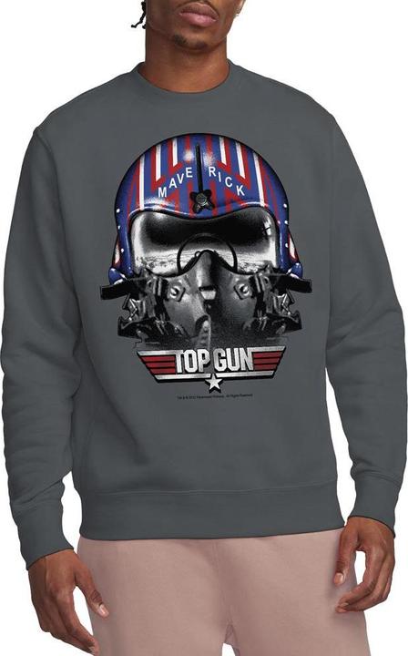 Actual product image Top Gun Unisex Adult Maverick Helmet Sweatshirt (M)